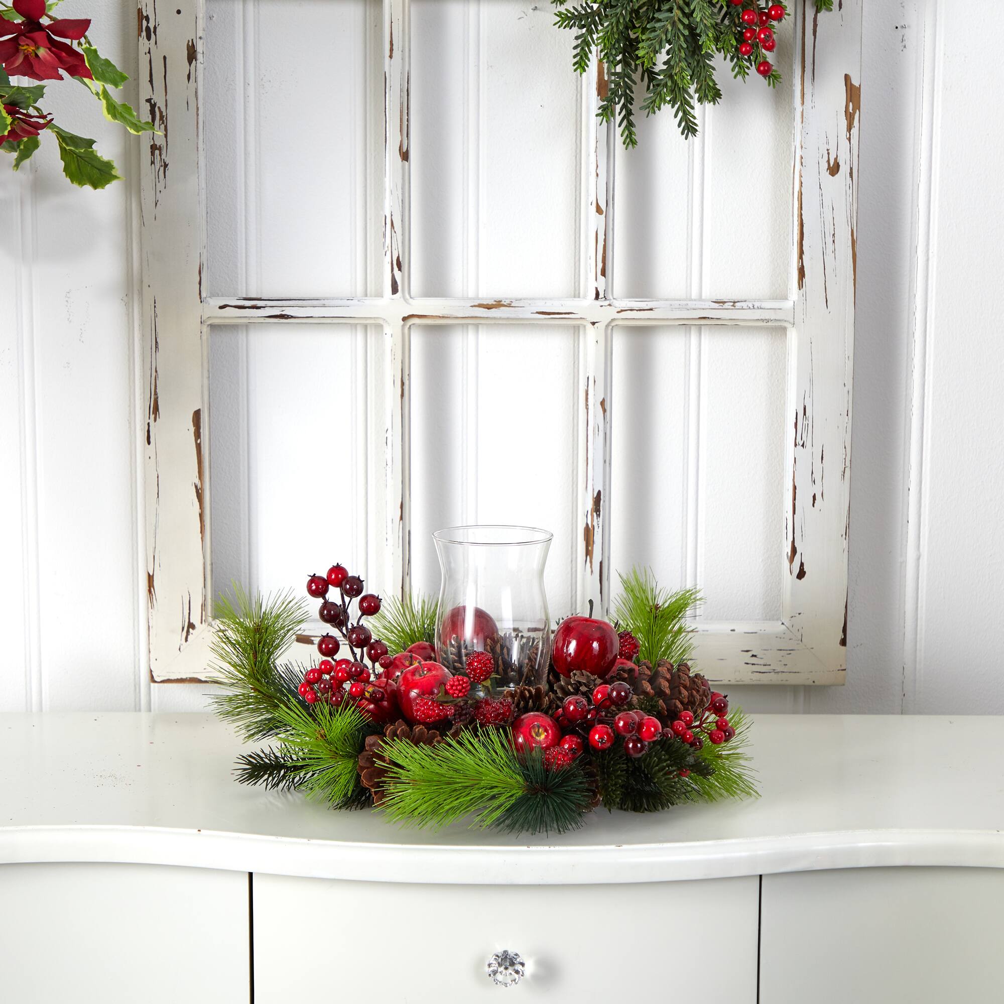 16" Holiday Candelabrum Artificial Arrangement